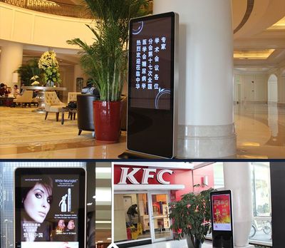 42寸落地式LED廣告機播放器 立式單機圓角插卡廣告機詳解與選購指南